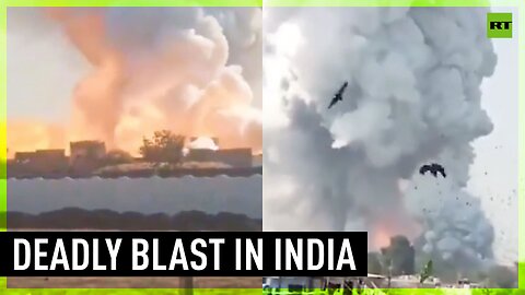 At least 11 dead and over 60 injured in fireworks factory blast in India