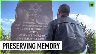 RT visits sites commemorating massacre of Jews committed by Nazis in Donetsk