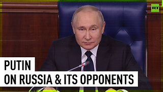 Strategic opponents want to cut Russia into pieces - Putin