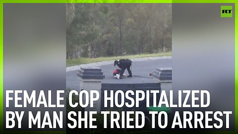 Female cop hospitalized by man she tried to arrest