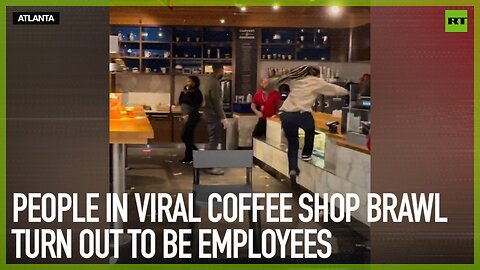 People in viral coffee shop brawl turn out to be employees