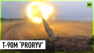 Russia’s T-90M ‘Proryv’ battle tank in combat