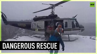 Stranded Kentucky campers rescued amid heavy snow