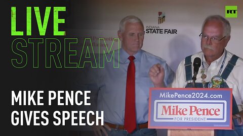 Former VP Mike Pence gives speech at Indiana State Fair