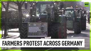 Farmers protest, block roads with tractors in nationwide demonstration in Germany