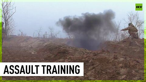 Russian assault units hone their skills on training ground