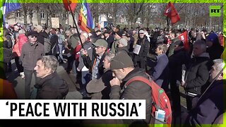 Berlin anti-war rally | Germans call for Russia-Ukraine negotiations