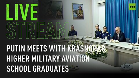 Putin meets with graduates of the Krasnodar Higher Military Aviation School [NAT SOUND]