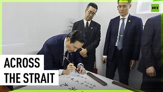 Taiwan’s ex-regional leader makes historic mainland China visit