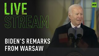 Biden delivers speech in Warsaw