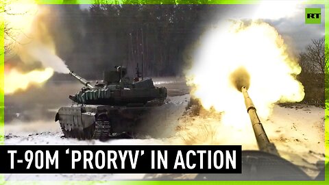 Russia’s state-of-the-art T-90M ‘Proryv’ tanks filmed on the frontline