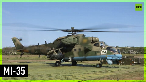 MI-35 helicopters participate in special military operation