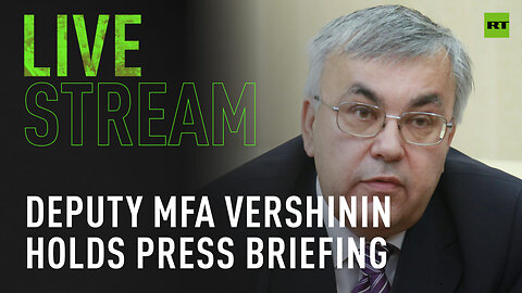Russian Deputy MFA Vershinin holds press briefing