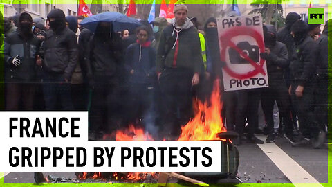 Protesters shatter storefronts, clash with police in Lyon