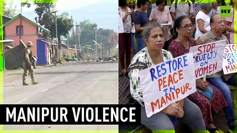 Rival ethnic groups clash in India’s Manipur