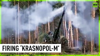 Russian artillerymen fire high-precision ‘Krasnopol-M’ ammunition