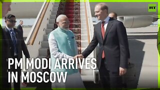 Indian PM Narendra Modi is officially in Russia