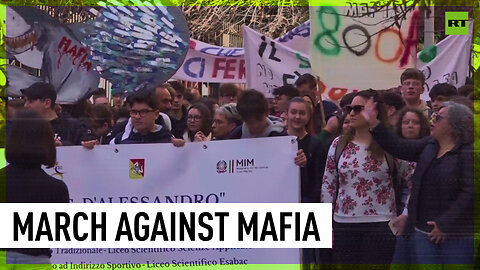 Thousands march against mafia in Sicily