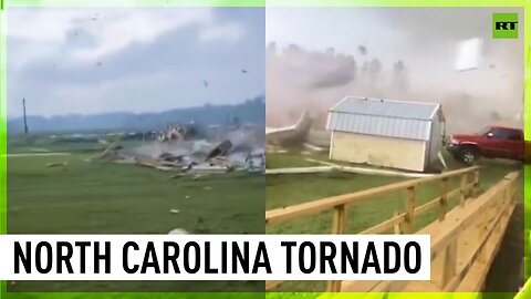 North Carolina tornado caught on camera