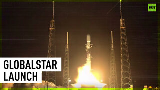 SpaceX rocket launches with Globalstar satellite