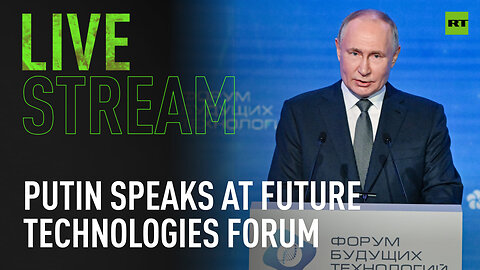 Putin speaks at Future technologies forum plenary session