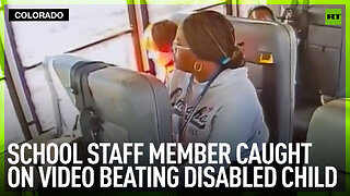 School staff member caught on video beating disabled child