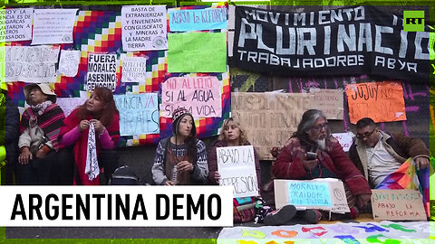 Demonstrators rally against regional anti-protest reform in Argentina
