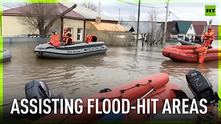 Russian emergency workers continue rescue efforts in flood-hit regions