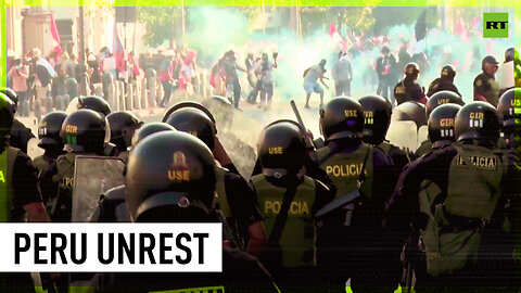 Violence flares at anti-govt protest in Peru