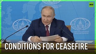 President Putin outlines conditions for peace