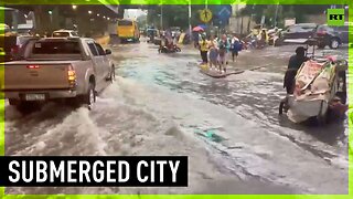 Manila flooded after heavy torrential rain