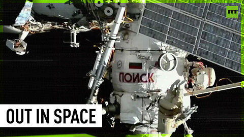 Russian cosmonauts on spacewalk to attach debris shields to ISS