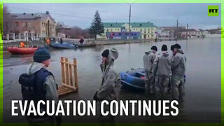 People and livestock rescued in flooded Russian regions