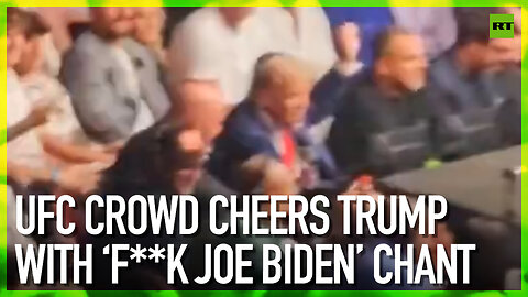 UFC crowd cheers Trump with ‘f**k Joe Biden’ chant