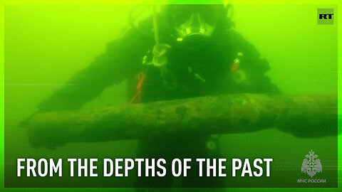 Russia’s EMERCOM divers raise ammunition cache from submerged German WWII barge in the Baltic