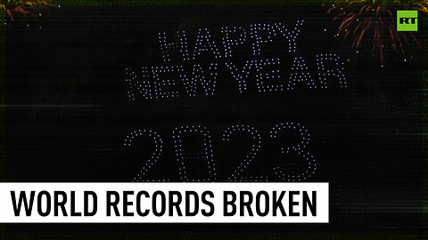 Drones create largest ‘Happy New Year 2023’ message in UAE sky