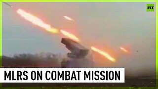 Russian rocket systems strike Ukrainian military targets