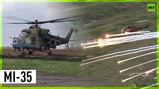 Mi-35 helicopters crews on combat duty amid hostilities