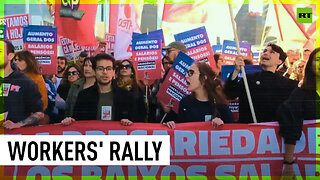 Portuguese workers call for better working conditions and higher wages