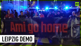 ‘Ami go home’: Protesters hold anti-US rally in Germany