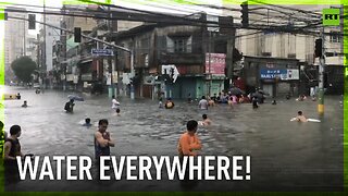 Typhoon Gaemi aftermath: Philippines' National Capital Region submerged