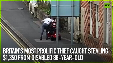Britain’s most prolific thief caught stealing $1,350 from disabled 88-year-old