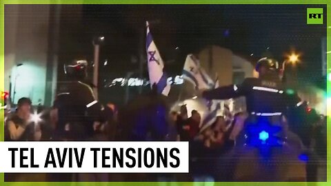 Tensions run high at anti-government protest held in Tel Aviv