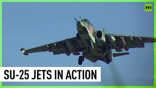 Su-25 Grach attack aircraft crews continue to perform combat missions