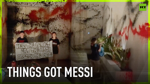 Climate activists vandalize Messi's mansion in Ibiza
