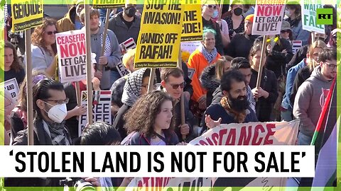 Protesters demonstrate to celebrate cancellation of Israeli real estate event in Brooklyn