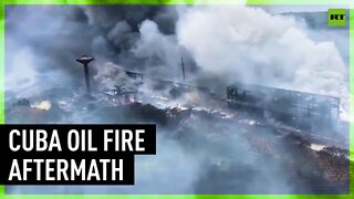 Cuba oil fire: Aftermath and damage