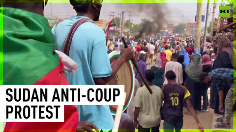 Anti-coup protest takes place in Sudan