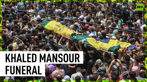 Thousands attend Khaled Mansour's funeral in Gaza