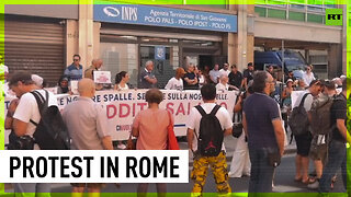 Protests in Rome against subsidy removal
